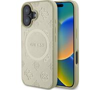Guess Guhmp16Spsapsmed Iphone 16 6.1 Or/or Hardcase Saffiano Peony Classic Logo Magsafe