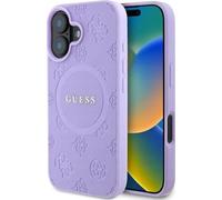 Guess GUHMP16SPSAPSMEU Apple iPhone 16 hardcase Saffiano Peony Classic Logo MagSafe violet