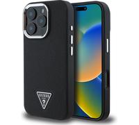 Guess Guhmp16Xpgtspsk Iphone 16 Pro Max 6.9 noir/noir Hardcase Grained Triangle Magsafe