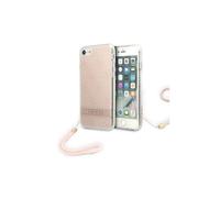 Guess GUOHCI8H4STP iPhone SE 2022 / SE 2020/7/8 rose / rose Hardcase 4G Print Strap