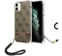 Guess Guohcn61H4Stw Etui pour Iphone 11 - Bracelet imprimé 4G marron