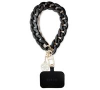 GUESS GUOUCBMC4MK Bracelet universel Big Hand Strap Noir Acrylique 4G Charm, Acrylique et métal