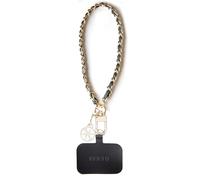 GUESS GUOUCHSAMC4K Bracelet universel Noir Saffiano Chain 4G Charm