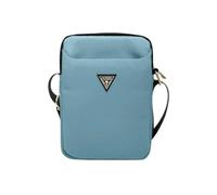 Guess GUTB10NTMLLB Sacoche pour ordinateur portable Nylon Triangle Logo Bleu - 10 pouces