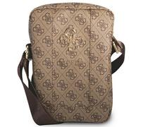 Guess GUTB8G4GFBR sacoche pour tablette, 8", marron, grand logo 4G en métal