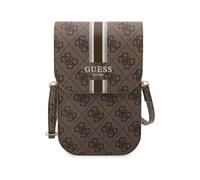 Guess GUWBP4RPSW Phone Bag 4G Stripe Marron - One Size