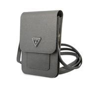 Guess GUWBSATMGR Sac à main Saffiano Triangle Gris