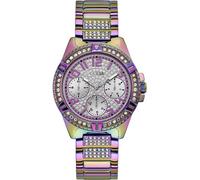 Guess Montre Femme Frontier GW0044L1 - Acier inoxydable, analogique, arc-en-ciel, 50 m