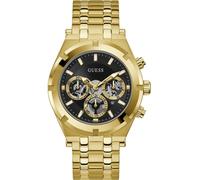 Guess Montre Continental GW0260G2 Acier inoxydable 50m Multifonction Dorée