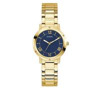 GUESS Dawn GW0404L4 Montre-bracelet pour femme en acier inoxydable doré, bleu, moderne, Bleu, Moderne