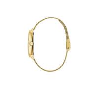 GUESS Montre femme GW0477L2 - Acier inoxydable doré, bracelet mesh, cristaux Swarovski