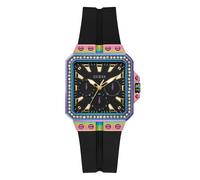 Guess Montre femme Libra GW0618L3 Analogique Noir Silicone 34 mm 1 ATM