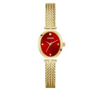 Guess GW0935L4 Montre pour Femme Ruby Gold 24 mm avec Bracelet en Acier Inoxydable et Protection Contre l'eau 3 Bar