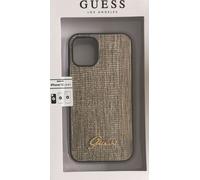 Guess Hard-Case Cover Lizard pour Apple iPhone 12 Mini 5,4" or