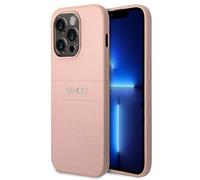 Guess Hard-Case Saffiano Strap Rose pour IPHONE 14 Pro Max 6,7 "