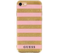 GUESS Hard Cover Stripes 3D Effect Light Pink pour Iphone 8 7 6 6s GUHCP7STGPI