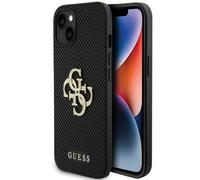 Guess Hardcase Perforé 4G Glitter Pour IPhone 15 / 14 / 13 6,1" Noir