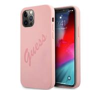 Coque Guess en TPU rigide pour Apple iPhone 12 Pro Max 6,7 pouces - rose