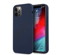 Guess hardcase Script Vintage Étui de Protection pour GUHCP12LLSVSBL iPhone 12 Pro Max 6,7' Bleu