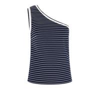 GUESS Haut 'ALPHONSINE' marine / blanc, Taille L