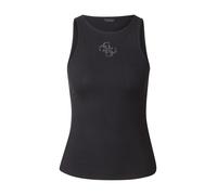 GUESS Haut 'GUENDALINA' noir / argent, Taille XXL