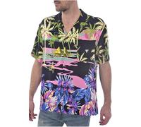 Guess - Hawaiian Shirt Sandy - Homme - Chemises - Multicolore - Taille: 2XL