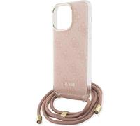 GUESS HC CROSSBODY CORD 4G Print Pink iPhone 14 / 15/ 13