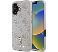 Guess HC PU 4G Petit 4G et Classique Apple iPhone 16 MagSafe rose