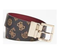 Guess Hensley Ceinture réglable réversible en synthétique pour femme en marron (Brun, MEDIUM)