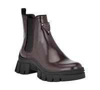 GUESS Hestia Bottines pour femme, rouge foncé, 37.5 EU