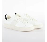 Guess, Homme, Chaussures, Blanc, Taille: 39 EU Chaussures de panier en cuir pour hommes