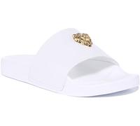 Guess Homme Colico Leo Man Beach Sandal, Blanc, 45 EU
