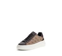 GUESS Homme Elba Sneaker, Beige Brown, 42 EU