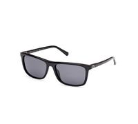 GUESS Hommes Men GU0016901D58 Sunglass Lunettes de Soleil, Noir Brillant, 58