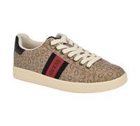 GUESS Homme Lomynz Basket, Logo Marron Clair Multi 230, 44.5 EU