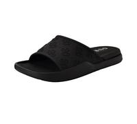 GUESS Homme Magaria Sandale Glissante, Logo Noir Multi 001, 41 EU