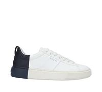GUESS Homme New Vice Sneaker, White Blue, 43 EU