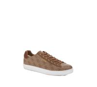 GUESS Baskets basses 'NOLA' beige foncé / chocolat, Taille 44