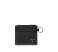 Guess Homme Porte-Cartes Milano Top Zip Card Holder Noir