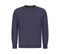 Guess, Homme, Pulls, Bleu, Taille: M Pull en Laine Bleue avec Détails Côtelés