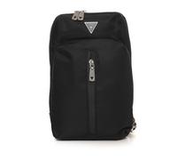 Guess, Homme, Sacs, Noir, Taille: ONE Size Sac à bandoulière élégant avec poche avant
