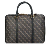 Guess Homme Serviette Sac à bandoulière Sac pour homme, avec fermeture à glissière , Taille:Taille unique, Couleur:Marron-marron-selle,peru