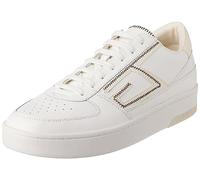 Guess Homme SILEA Sneaker, chuchoter Blanc, 42 EU