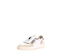 GUESS Homme STRAVE Vintage CARRYOVER Sneaker, Blanc Noir, 43 EU