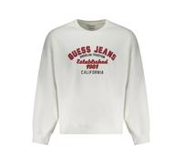 Guess, Homme, Sweatshirts et sweats à capuche, Blanc, Taille: S Crewneck SweaT-shirt