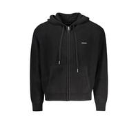 Guess, Homme, Sweatshirts et sweats à capuche, Noir, Taille: M Long Amnic Cardigan with Hood