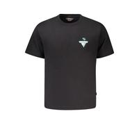 Guess, Homme, Tops, Noir, Taille: XL T-shirt Noir en Coton avec Logo