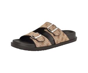 Guess Homme Verone Sandale, Multicolore (Tan Logo Multi 230), 41 EU