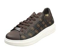 Guess Homme VIBO CARRYOVER Sneaker, Brown Ocra, 43 EU