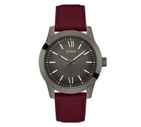 GUESS Hommes Analogique Quartz Montre avec Bracelet en Cuir GW0628G4